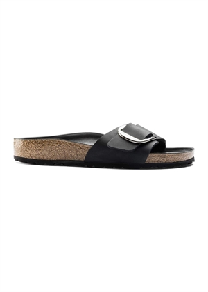 Madrid Big Buckle LEOI sandal Black Birkenstock 